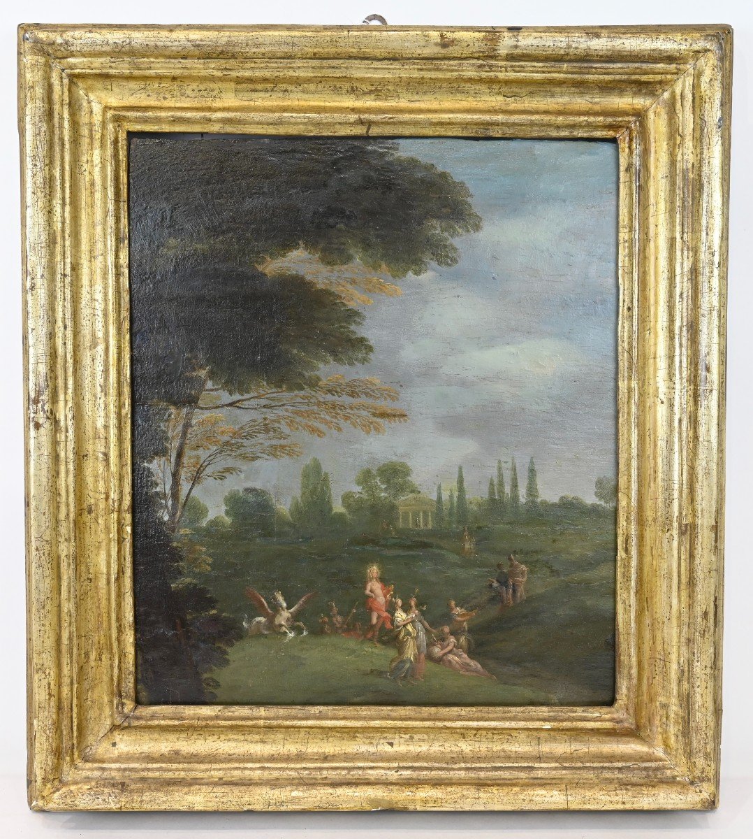 Pastoral Scene - Oil On Canvas - 18th Century